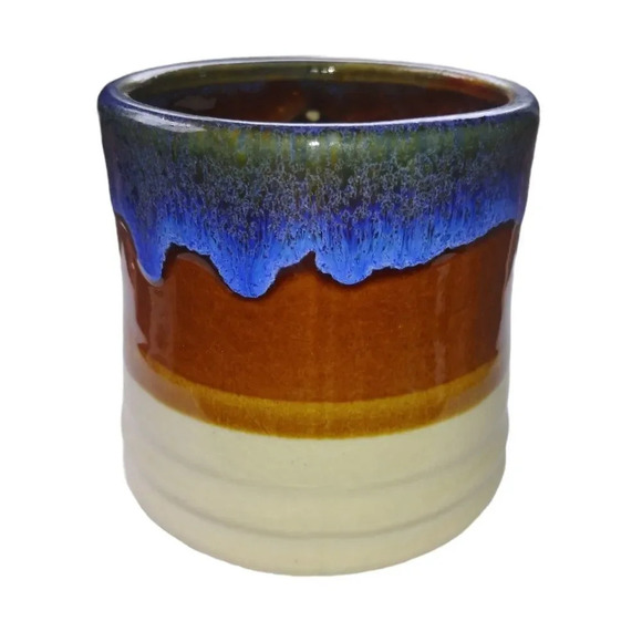 Vintage Coffee/Tea Cup/Mug, 3-Tone Glaze, Retro - Picture 2 of 6